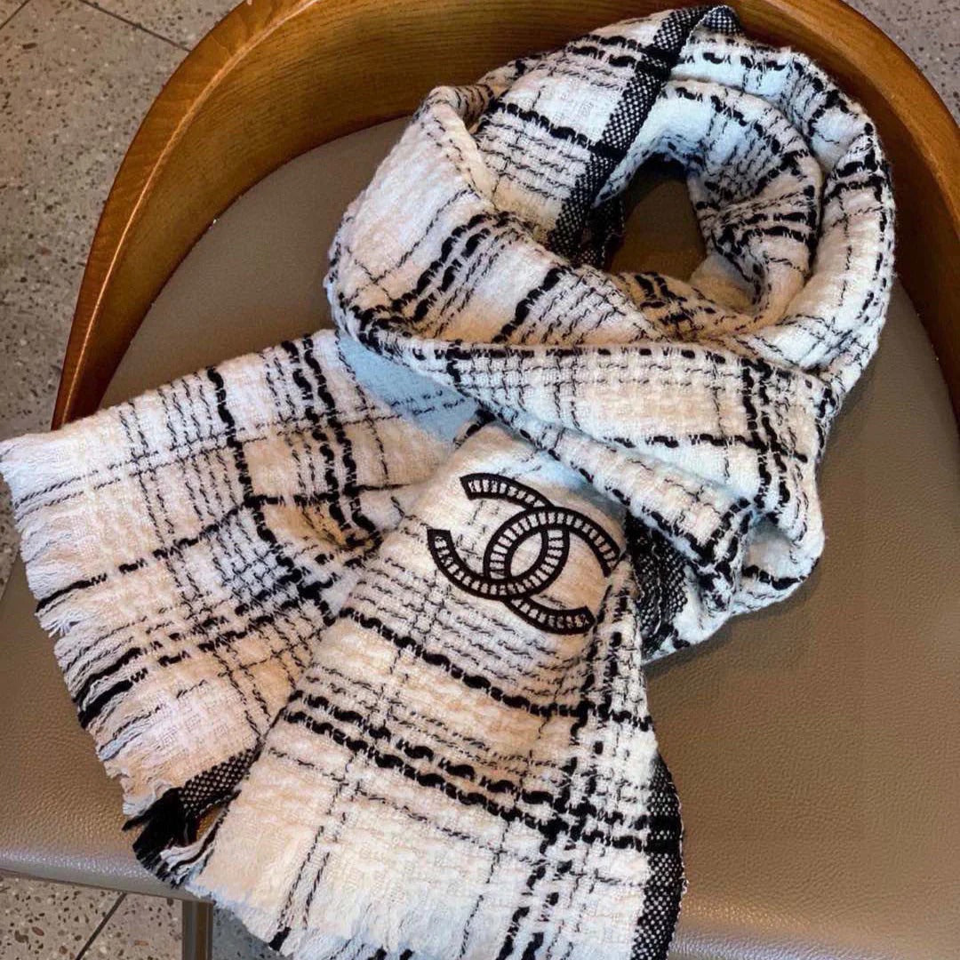 CHANEL 25S SCARF 200 IN CASHMERE 732053 mysite