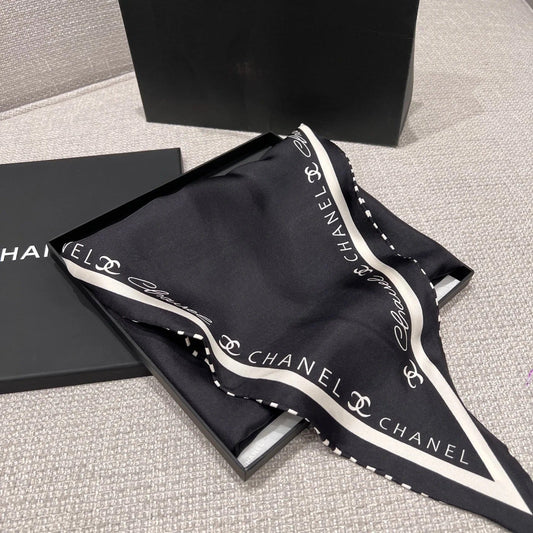 CHANEL 25S SCARF 160 IN SILK 697661 mysite