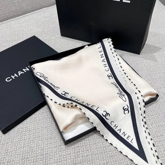 CHANEL 25S SCARF 160 IN SILK 697664 mysite