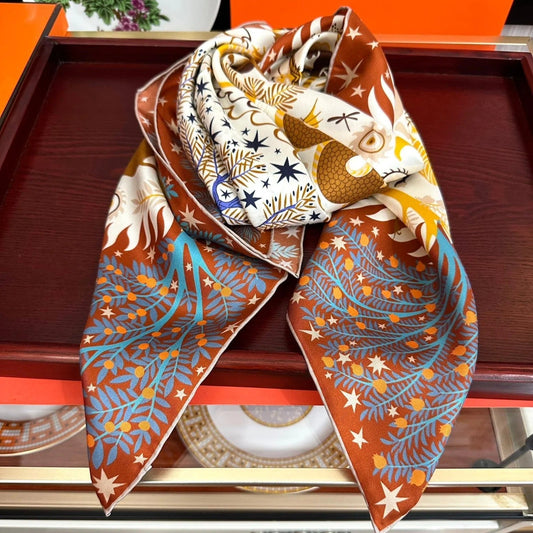 CHANEL 25S SCARF 90 IN SILK 709581 mysite