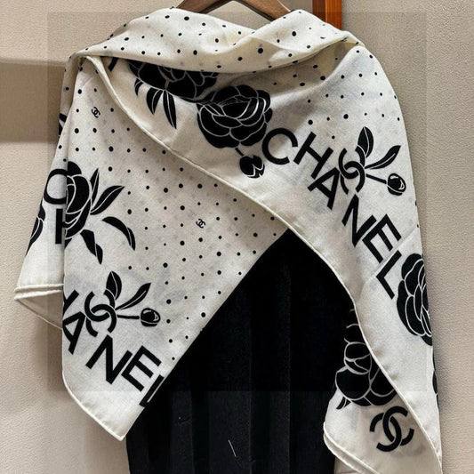 CHANEL 25S SCARF 140 IN SILK 735806 mysite
