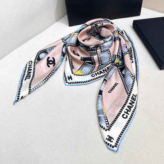 CHANEL 25S SCARF 88 IN SILK 737190 mysite