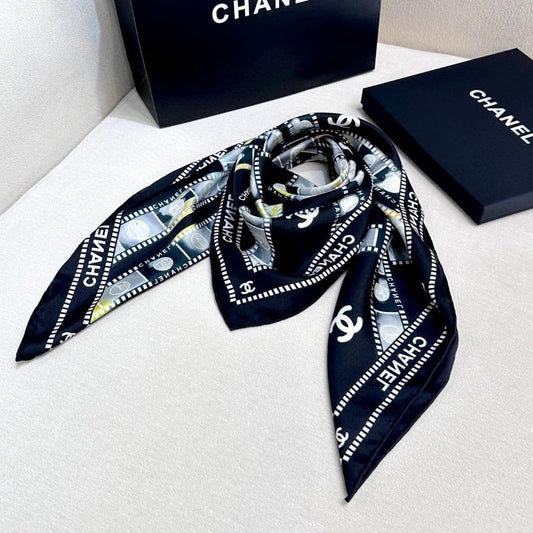 CHANEL 25S SCARF 88 IN SILK 737191 mysite