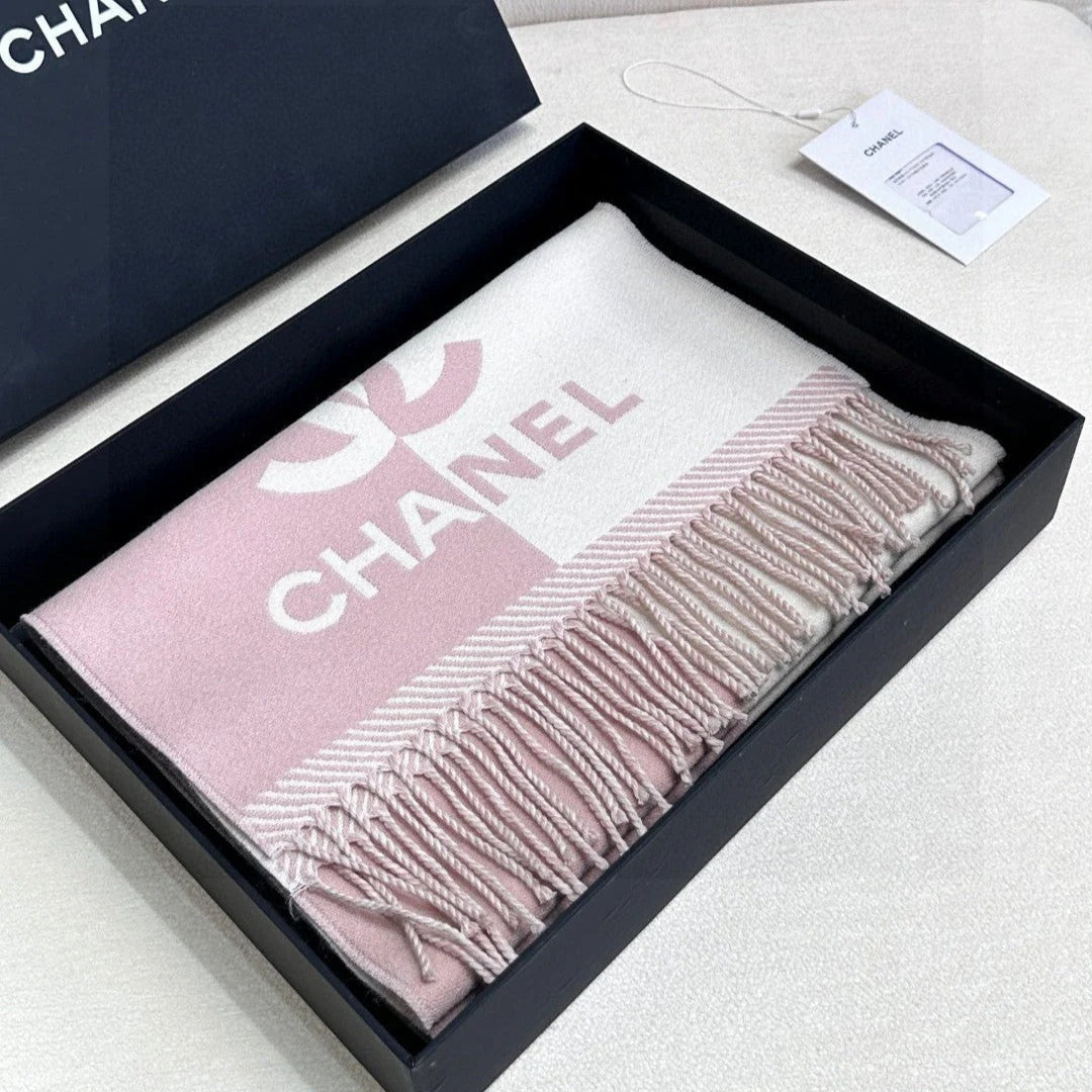 CHANEL 25S SCARF 184 IN MERINO WOOL 727322 mysite