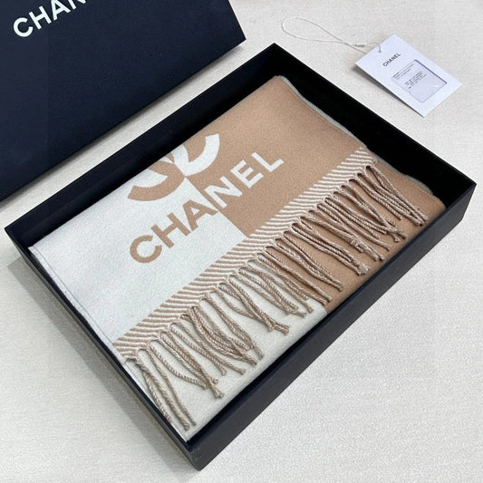 CHANEL 25S SCARF 184 IN MERINO WOOL 727323 mysite