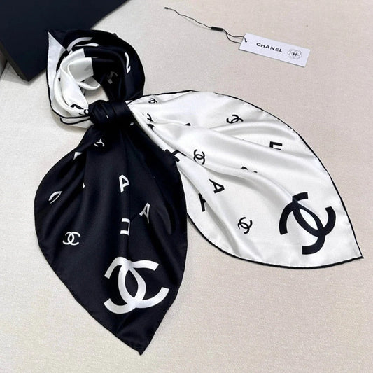 CHANEL 25S SCARF 90 IN SILK 720005 mysite