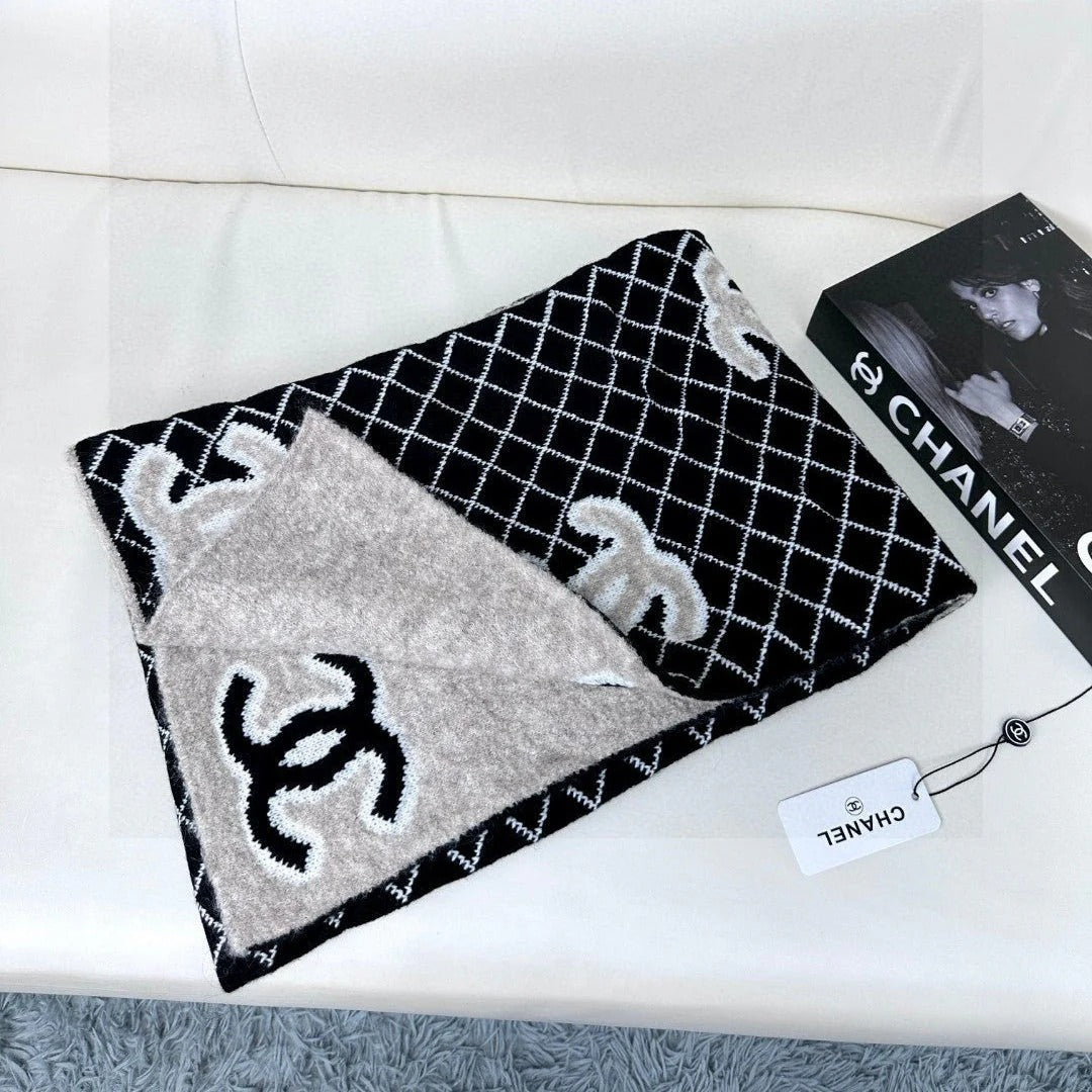 CHANEL 25S SCARF 185 IN CASHMERE 721525 mysite