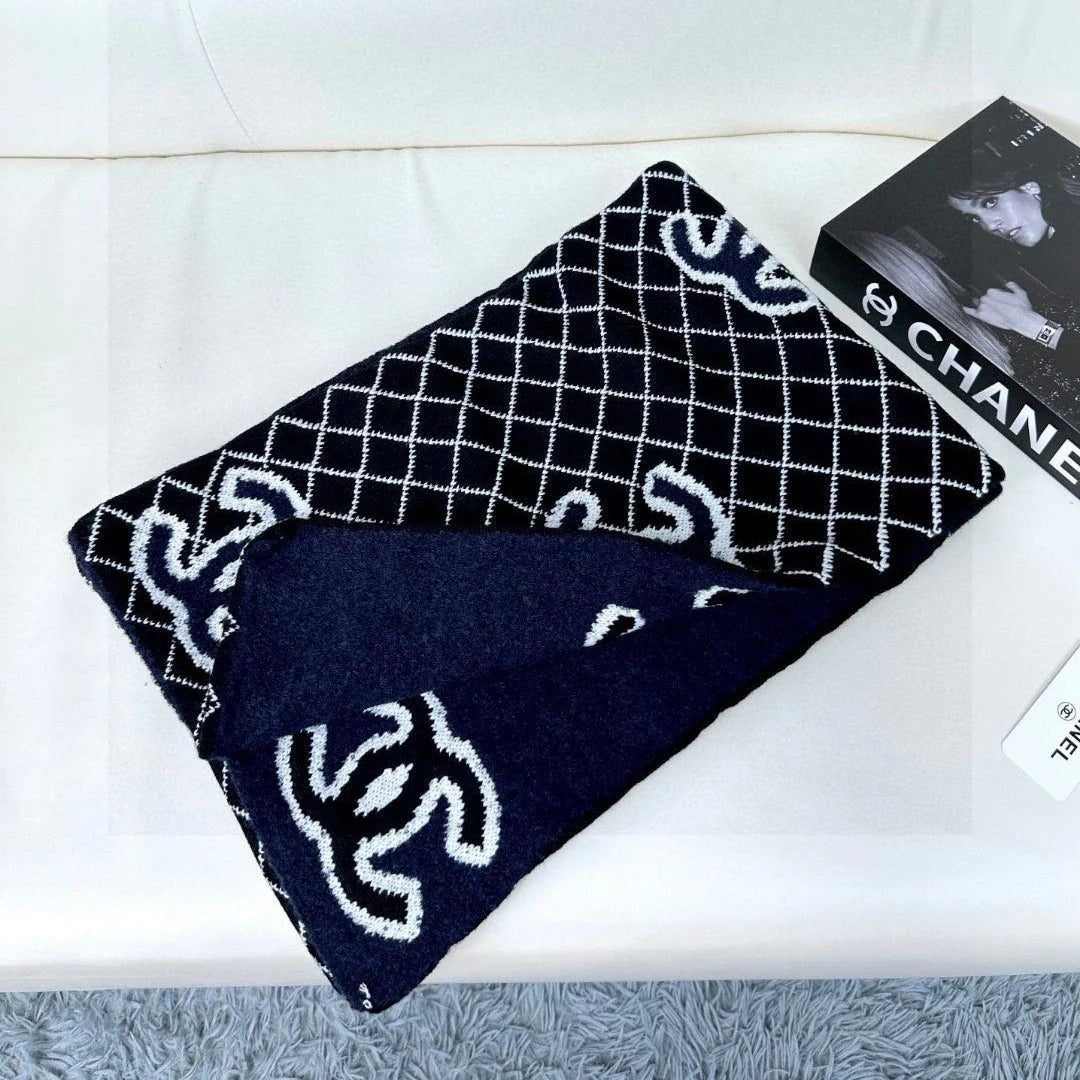 CHANEL 25S SCARF 185 IN CASHMERE 721526 mysite