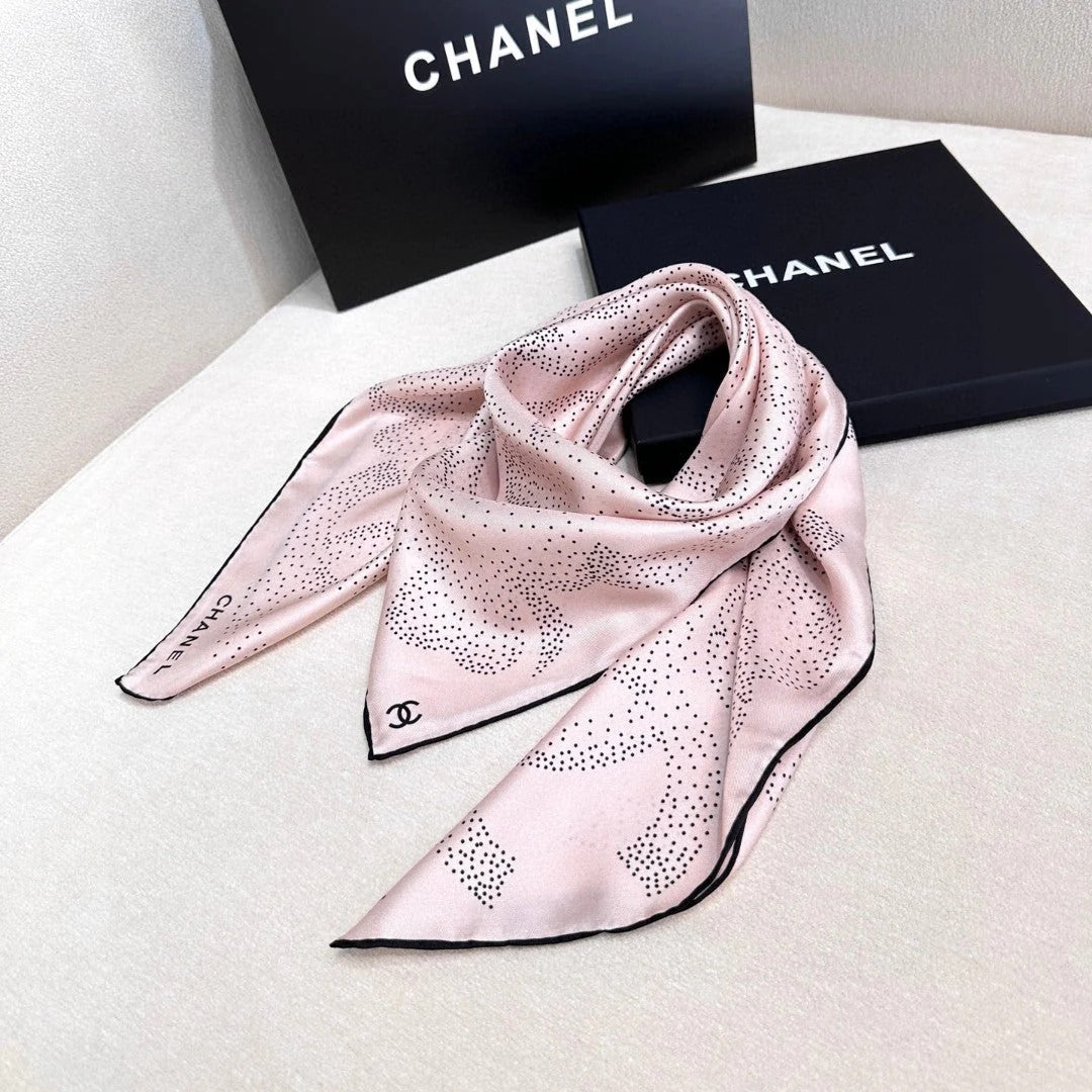 CHANEL 25S SCARF 90 IN SILK 730644 mysite