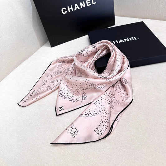 CHANEL 25S SCARF 90 IN SILK 730644 mysite