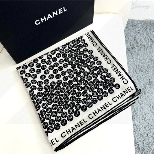 CHANEL 25S SCARF 140 IN CASHMERE SILK 702020 mysite