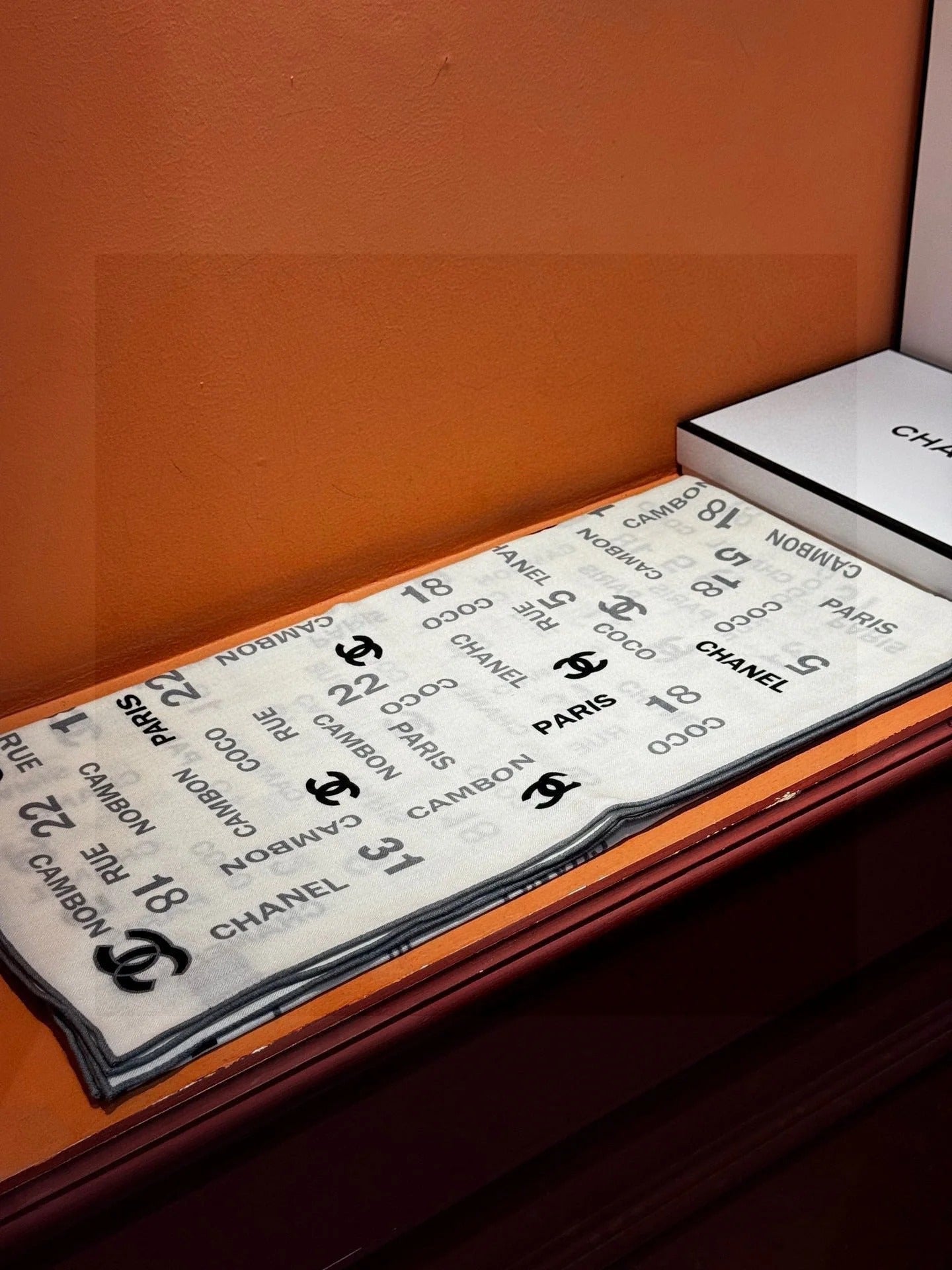 CHANEL 25S SCARF 140 IN CASHMERE SILK 733896 mysite