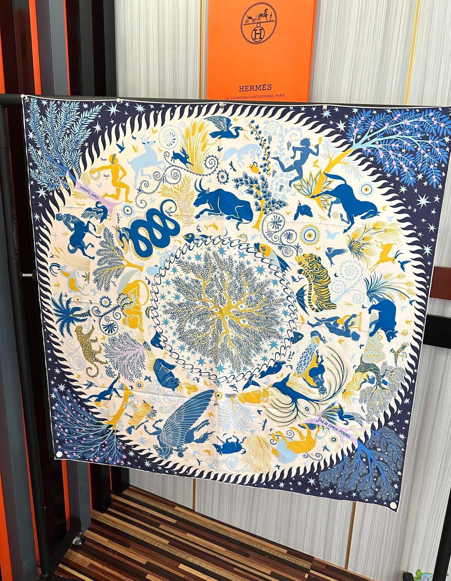 CHANEL 25S SCARF 90 IN SILK 709580 mysite