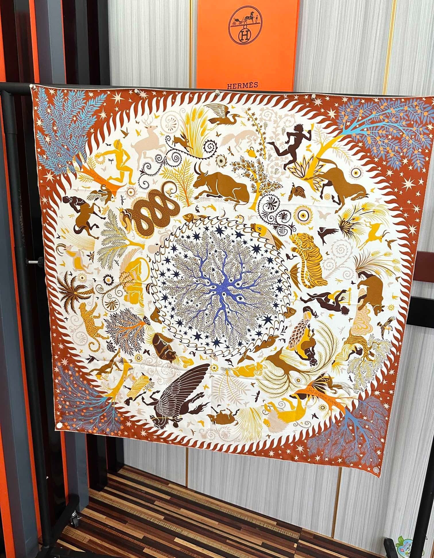 CHANEL 25S SCARF 90 IN SILK 709581 mysite