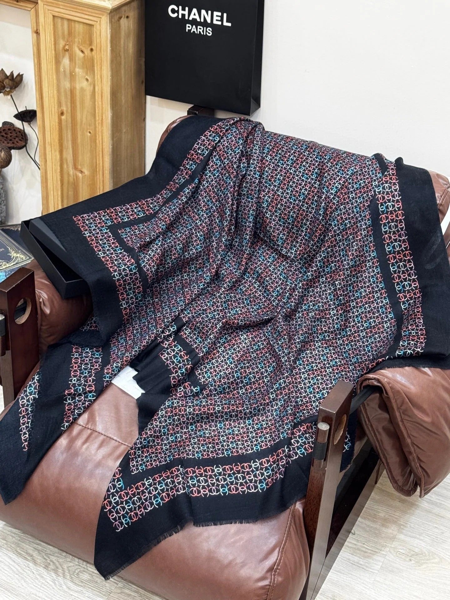 CHANEL 25S SCARF 200 IN CASHMERE 728979 mysite