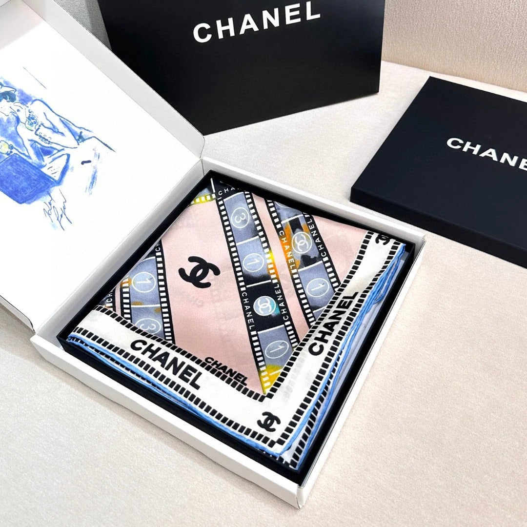 CHANEL 25S SCARF 88 IN SILK 737190 mysite