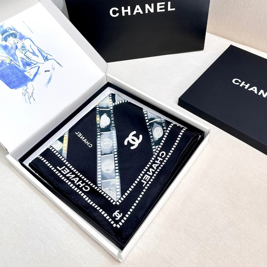 CHANEL 25S SCARF 88 IN SILK 737191 mysite