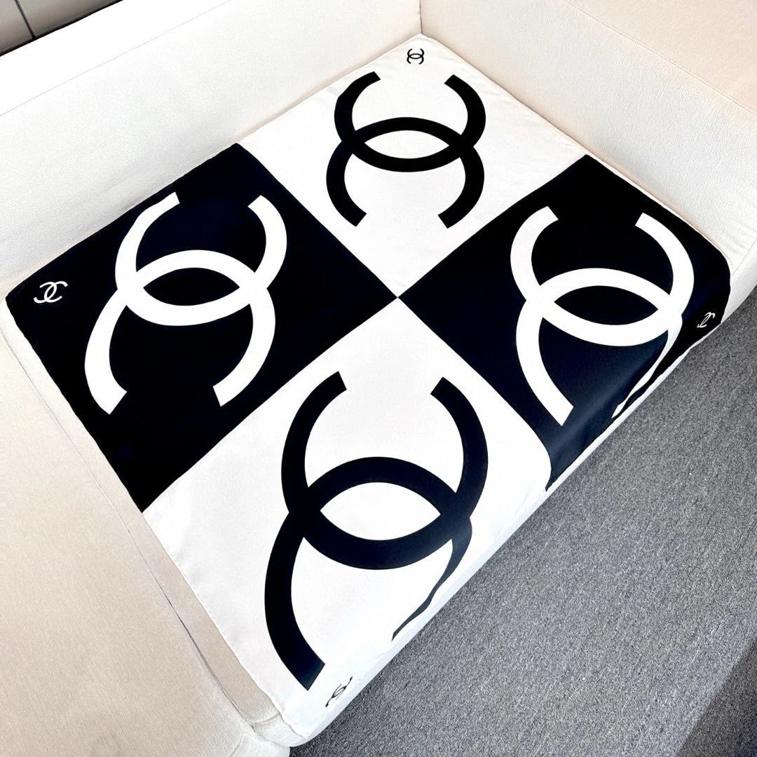 CHANEL 25S SCARF 90 IN SILK 643202 mysite