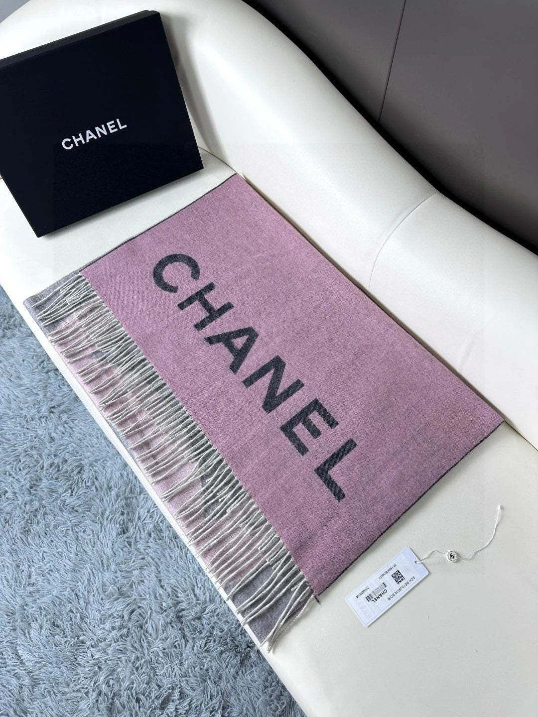 CHANEL 25S SCARF 180 IN CASHMERE 724826 mysite