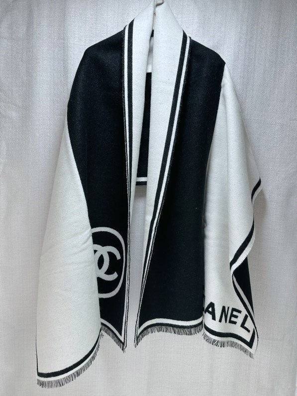 CHANEL 25S SCARF 195 IN CASHMERE WOOL 709604 mysite