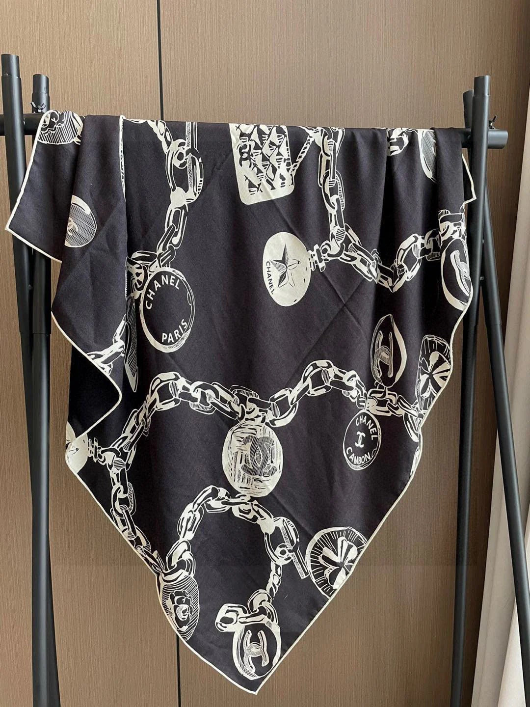 CHANEL 25S SCARF 140 IN CASHMERE SILK 733891 mysite