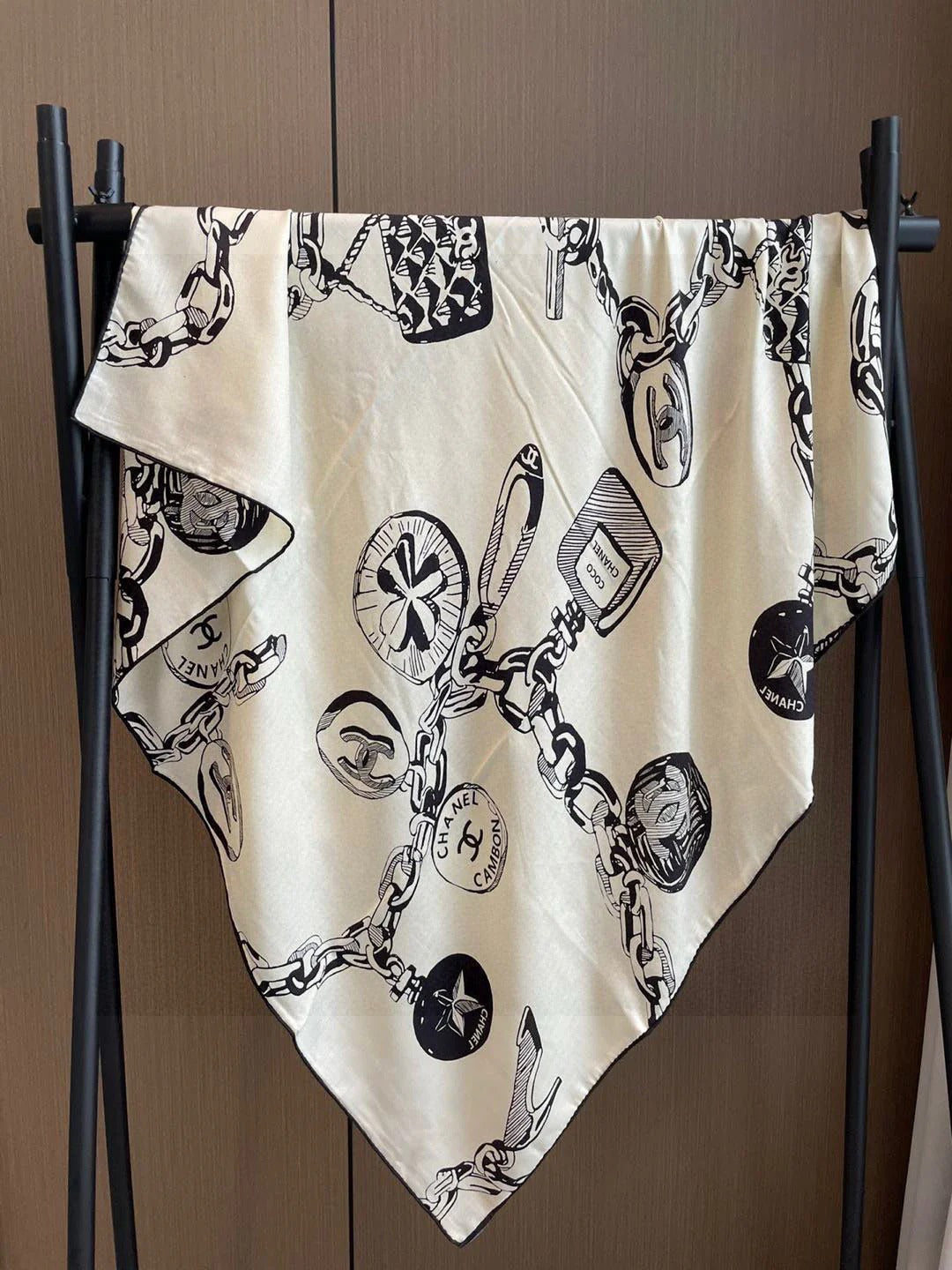 CHANEL 25S SCARF 140 IN CASHMERE SILK 733892 mysite