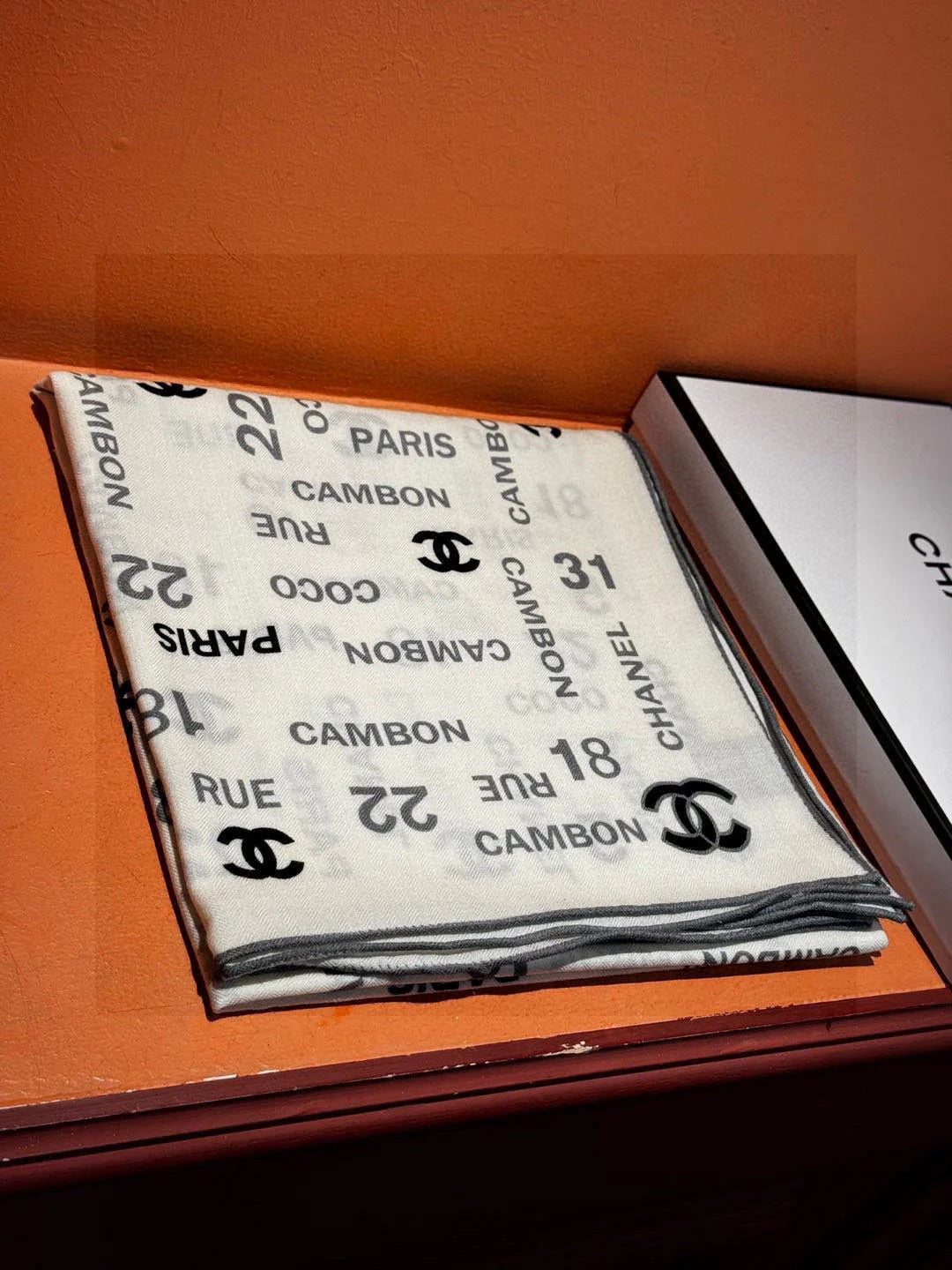 CHANEL 25S SCARF 140 IN CASHMERE SILK 733896 mysite