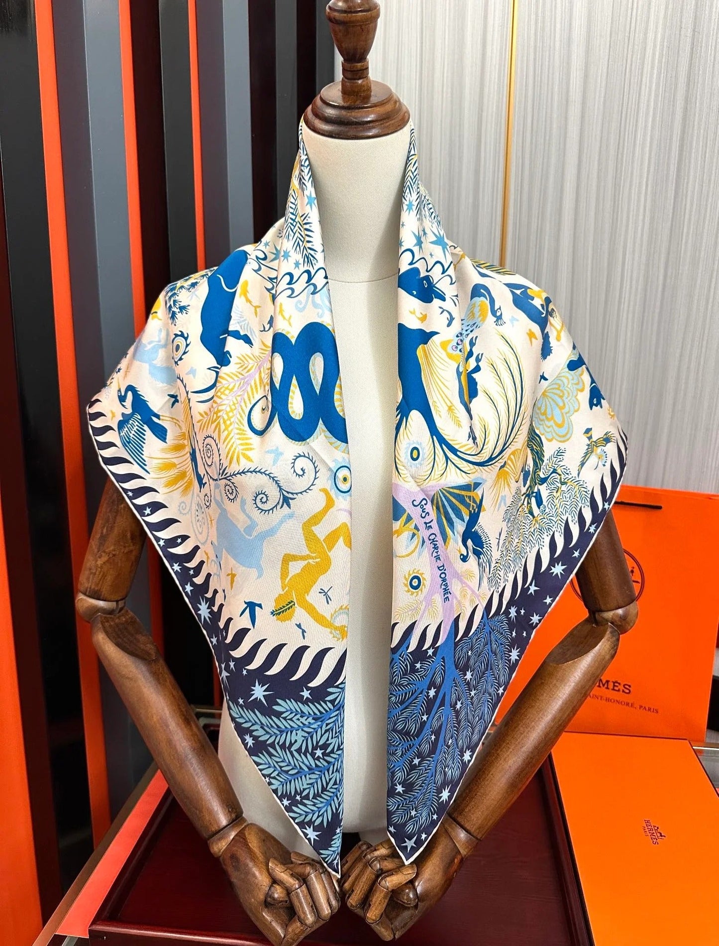 CHANEL 25S SCARF 90 IN SILK 709580 mysite