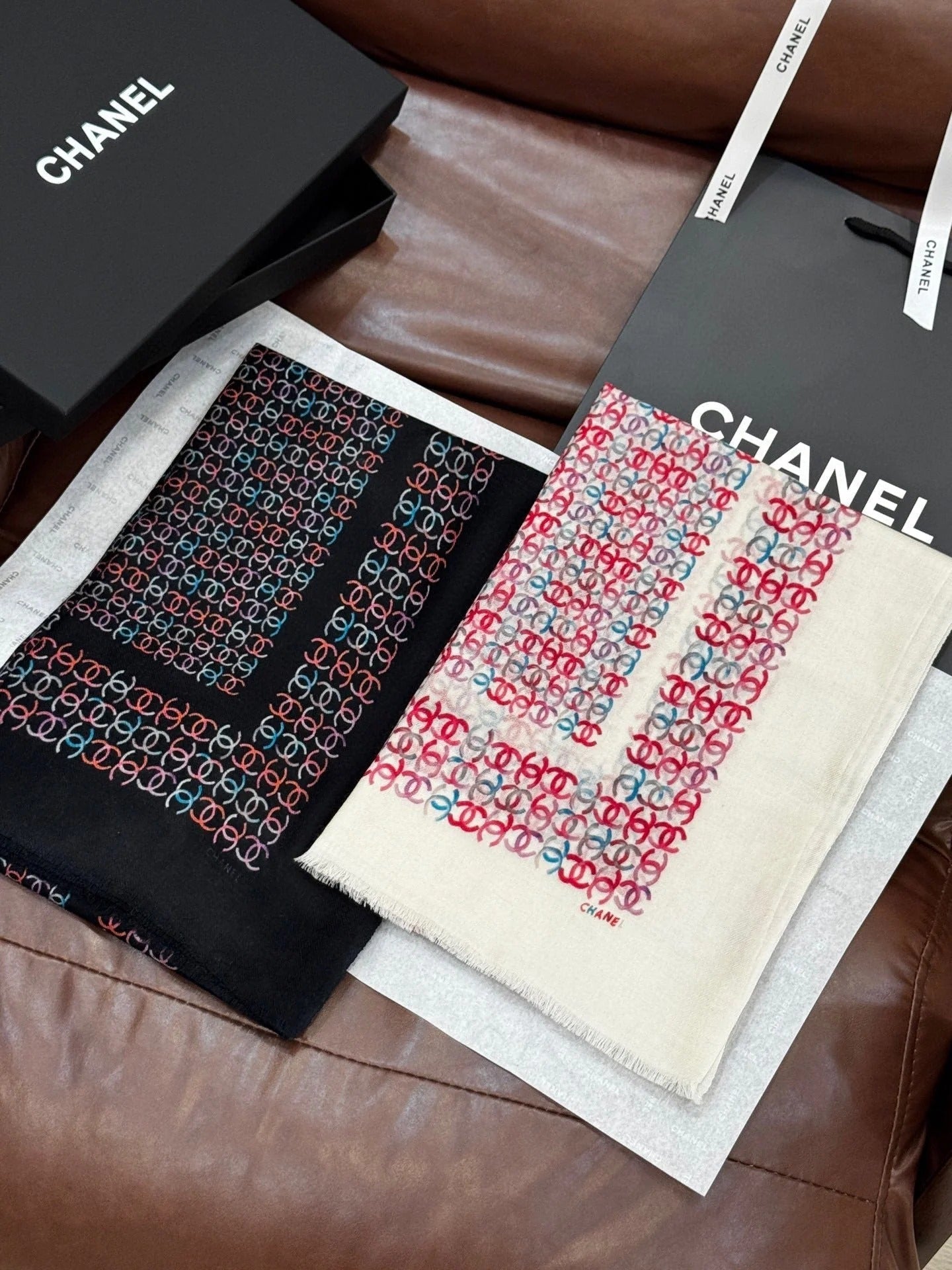 CHANEL 25S SCARF 200 IN CASHMERE 728978 mysite