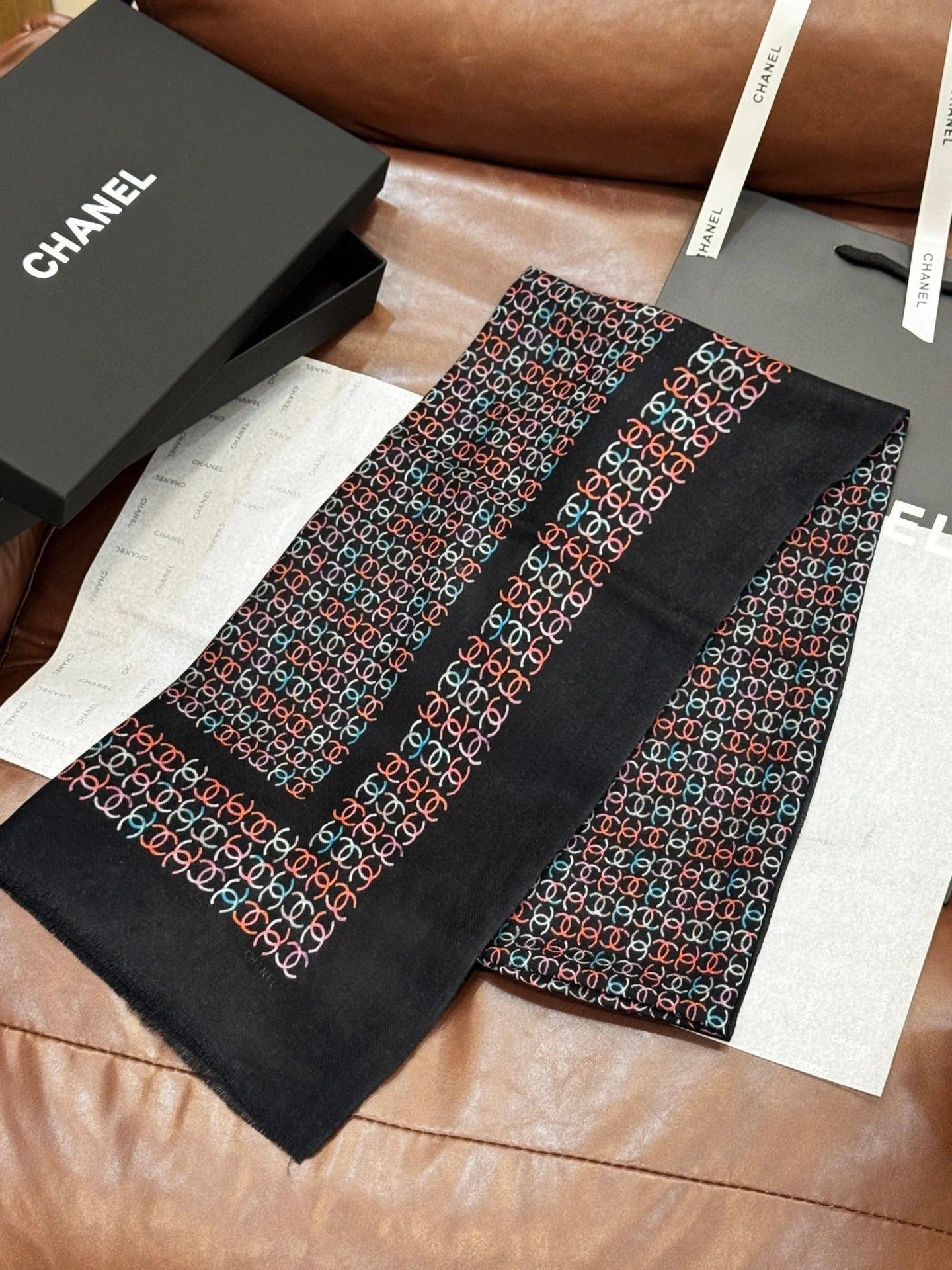 CHANEL 25S SCARF 200 IN CASHMERE 728979 mysite