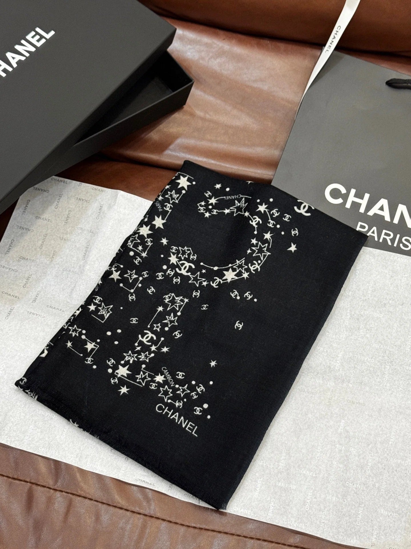 CHANEL 25S SCARF 200 IN CASHMERE 728986 mysite