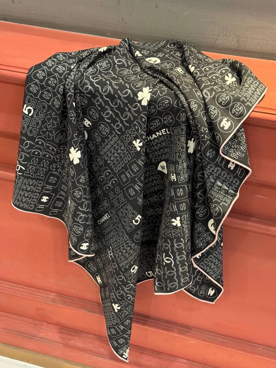 CHANEL 25S SCARF 110 IN CASHMERE SILK 738477 mysite