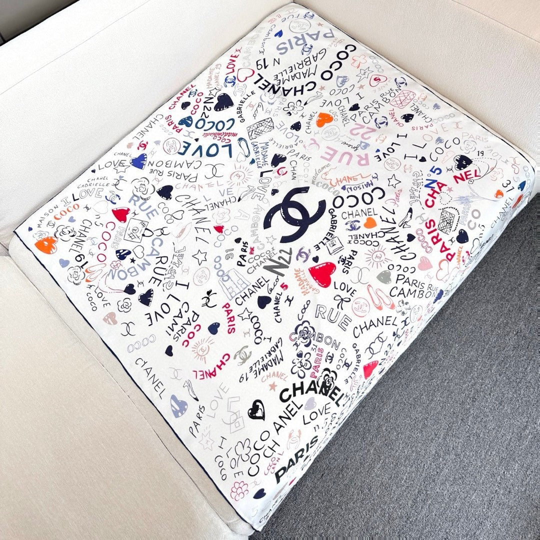 CHANEL 25S SCARF 90 IN SILK 730662 mysite