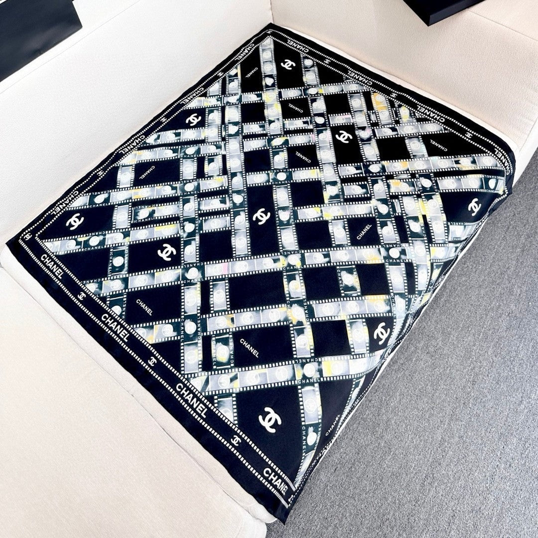 CHANEL 25S SCARF 88 IN SILK 737191 mysite