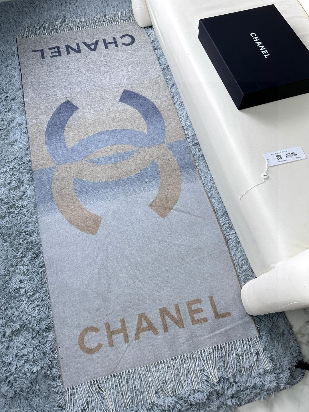 CHANEL 25S SCARF 180 IN CASHMERE 724825 mysite