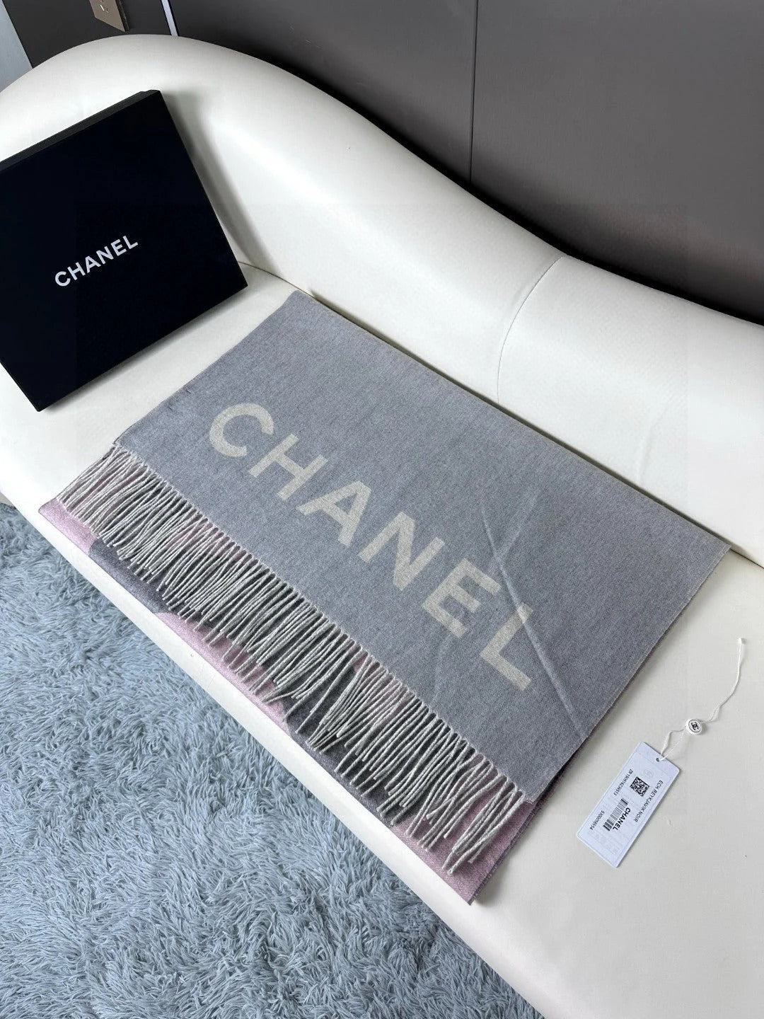 CHANEL 25S SCARF 180 IN CASHMERE 724826 mysite