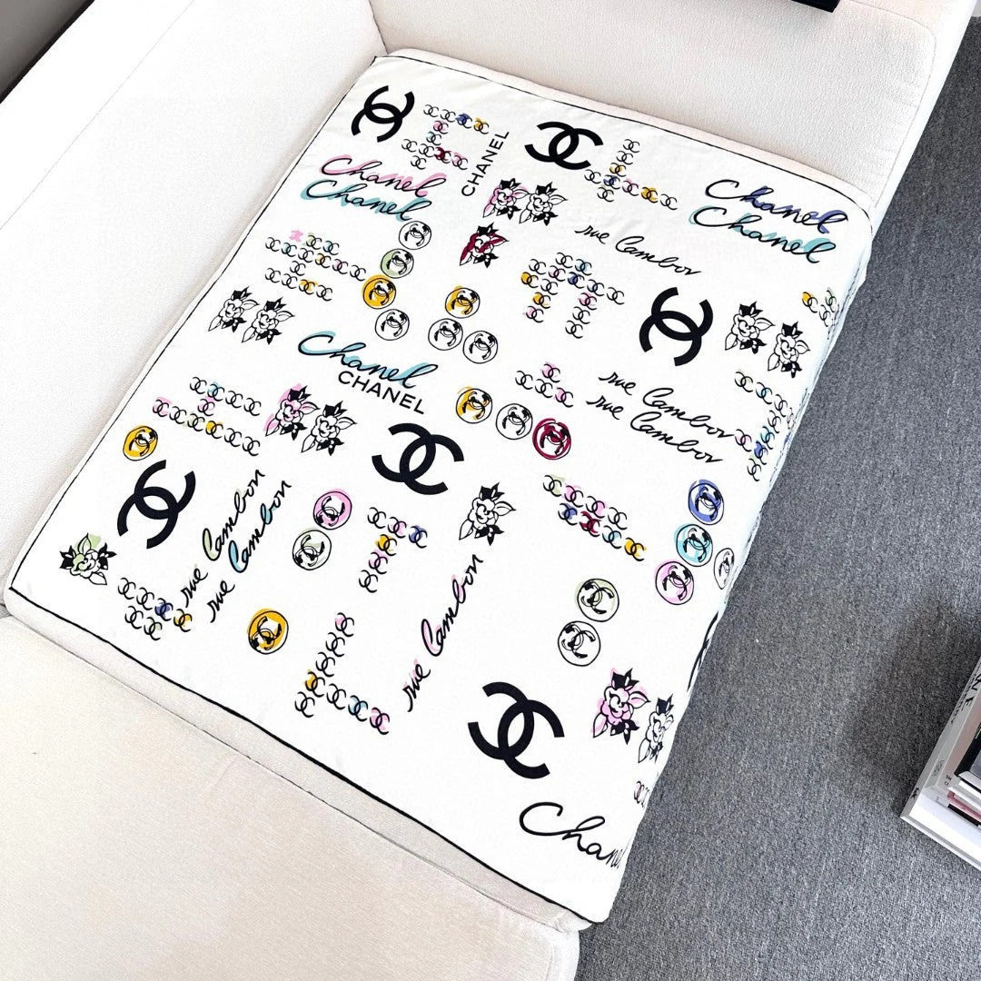 CHANEL 25S SCARF 90 IN SILK 735830 mysite