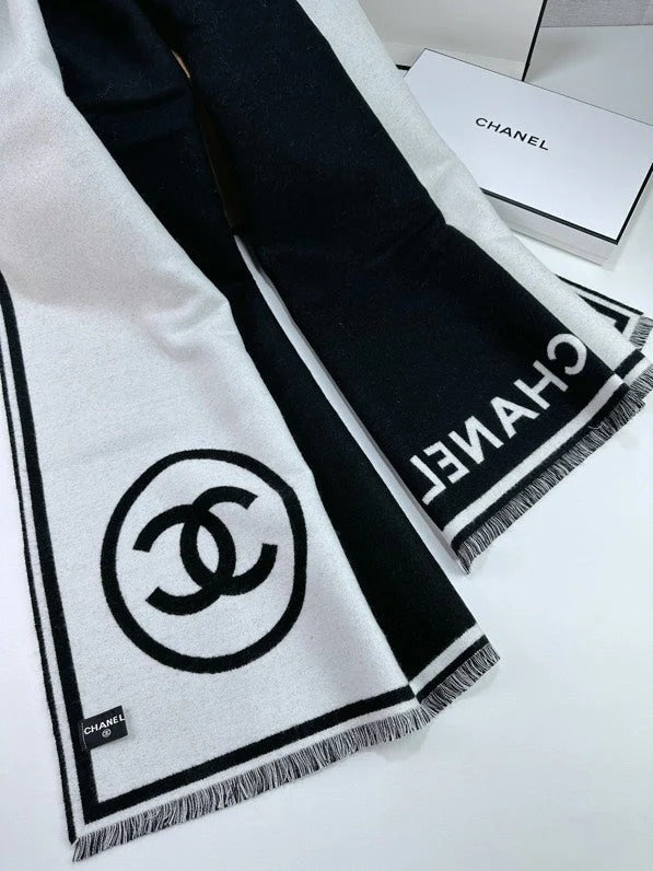 CHANEL 25S SCARF 195 IN CASHMERE WOOL 709604 mysite