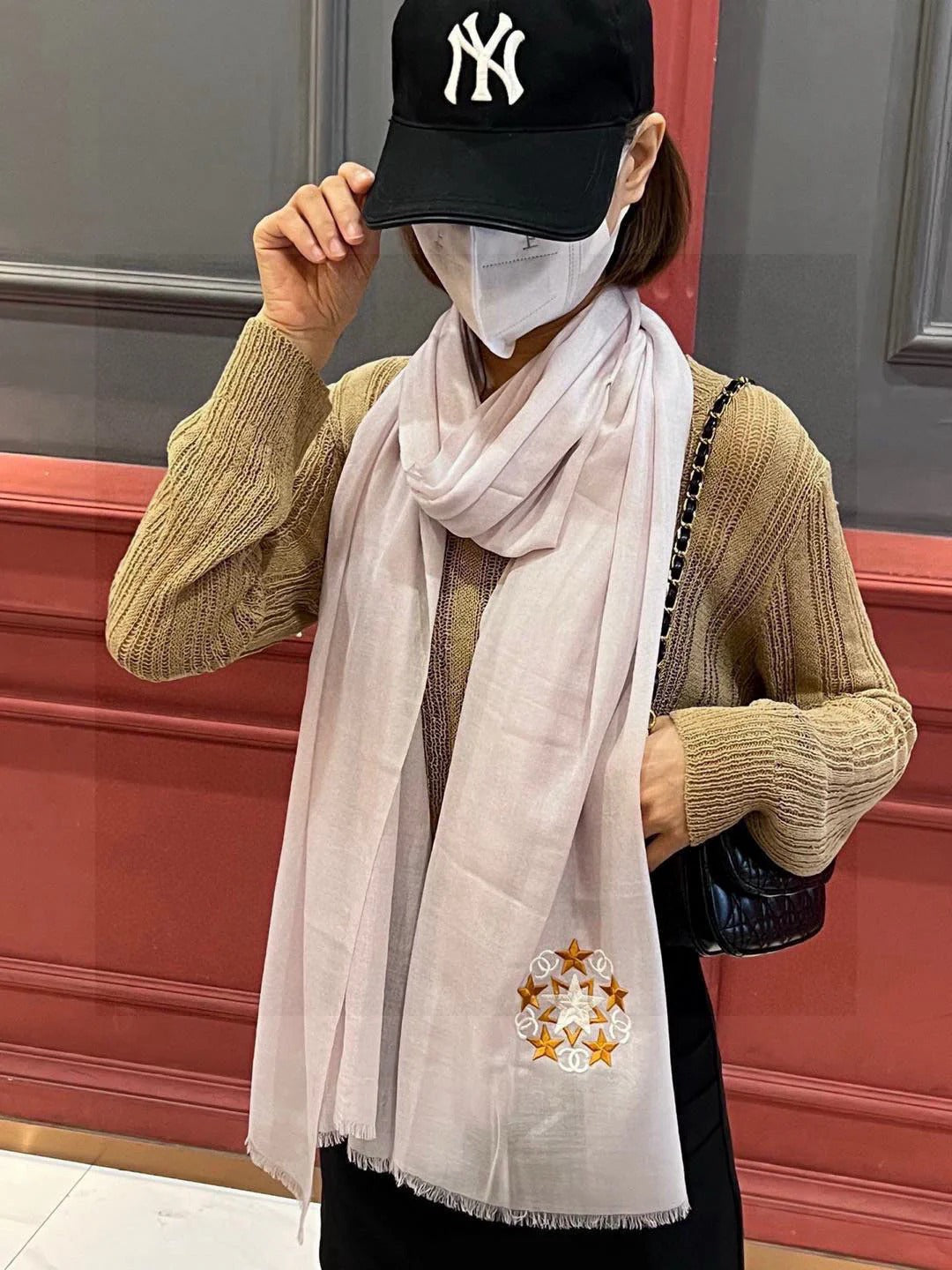 CHANEL 25S SCARF 200 IN CASHMERE WOOL 701966 mysite