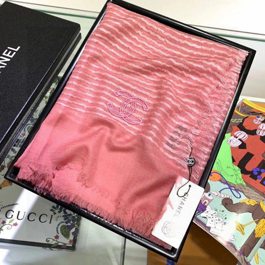 CHANEL 25S SCARF 200 IN CASHMERE VELVET 735756 mysite