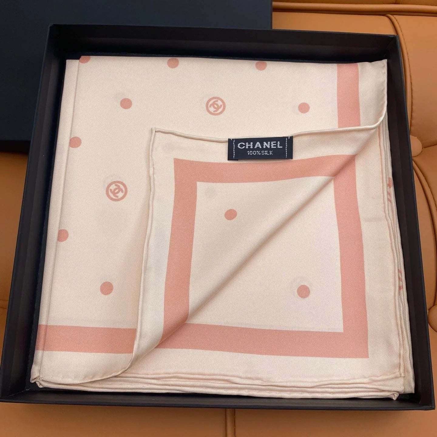 CHANEL 25S SCARF 90 IN SILK 704605 mysite