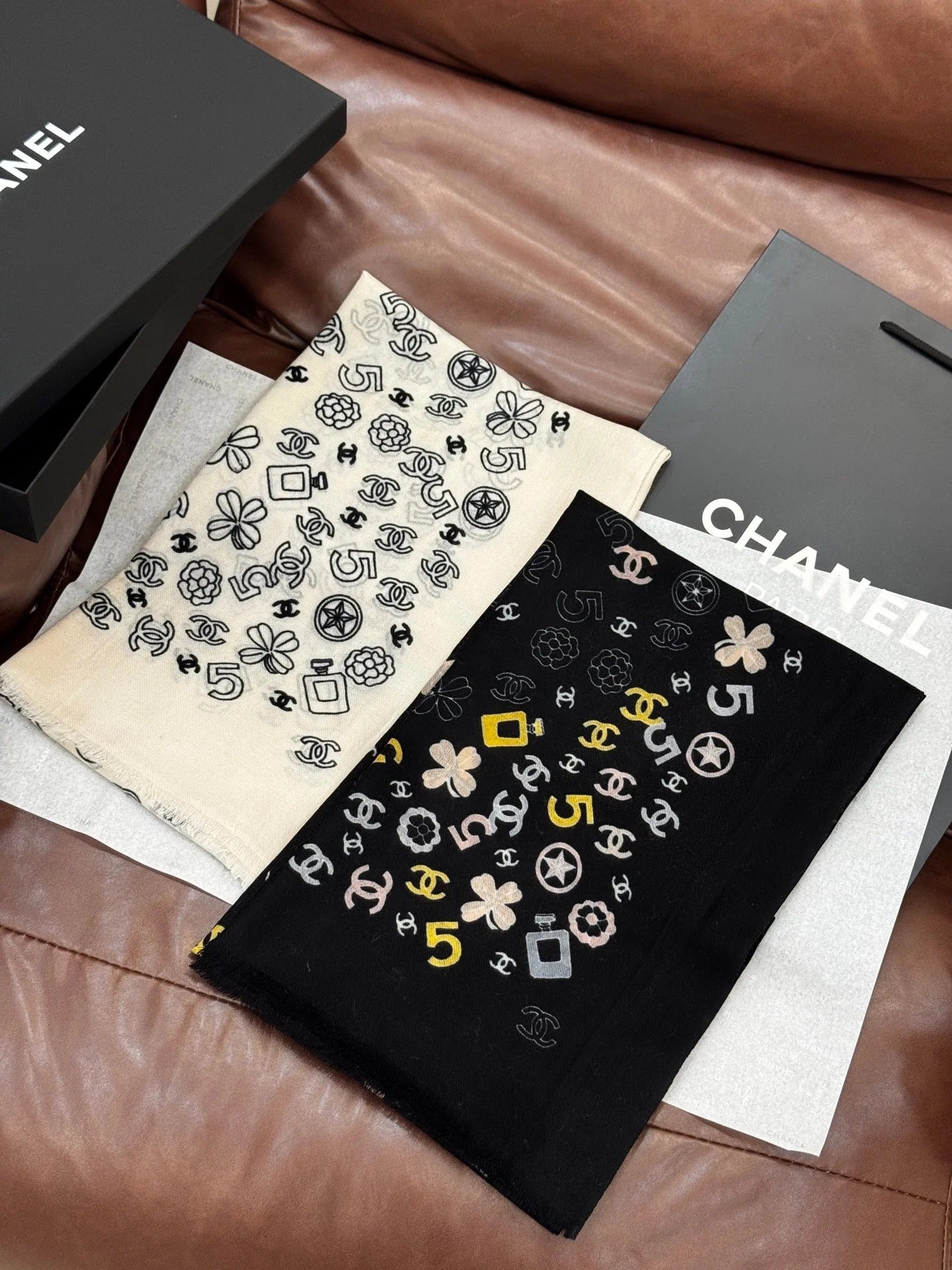 CHANEL 25S SCARF 200 IN CASHMERE 727296 mysite