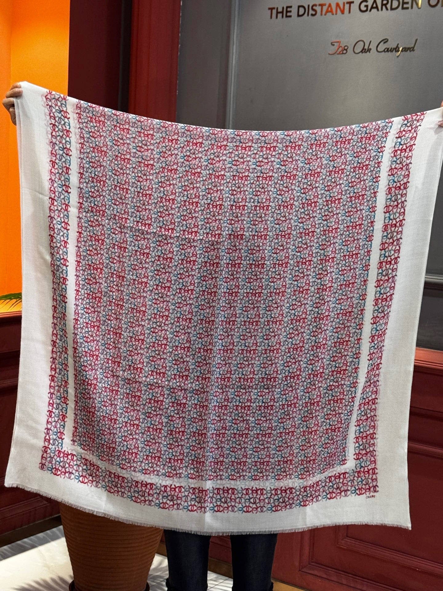 CHANEL 25S SCARF 200 IN CASHMERE 728978 mysite