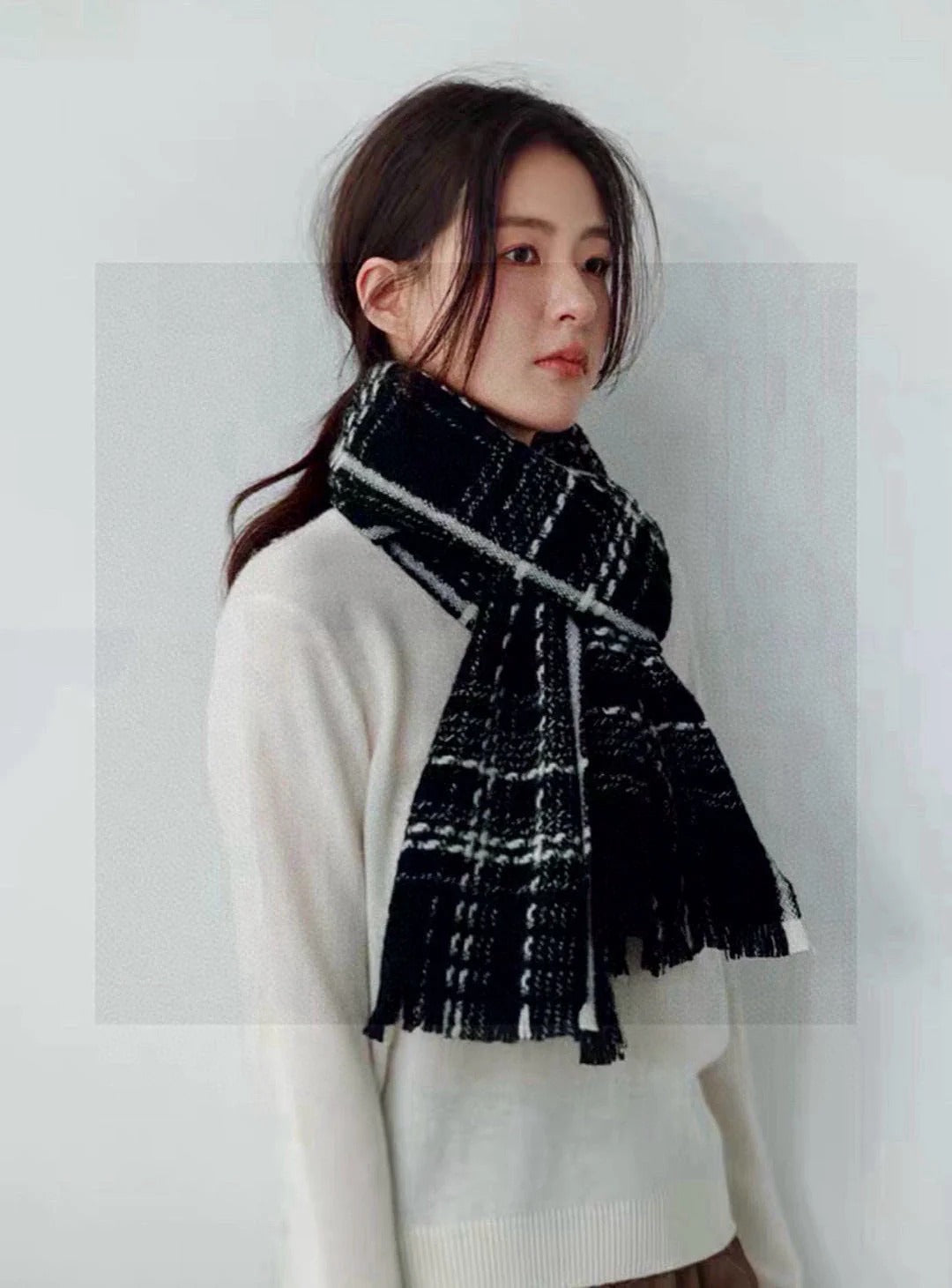 CHANEL 25S SCARF 185 IN CASHMERE 730560 mysite