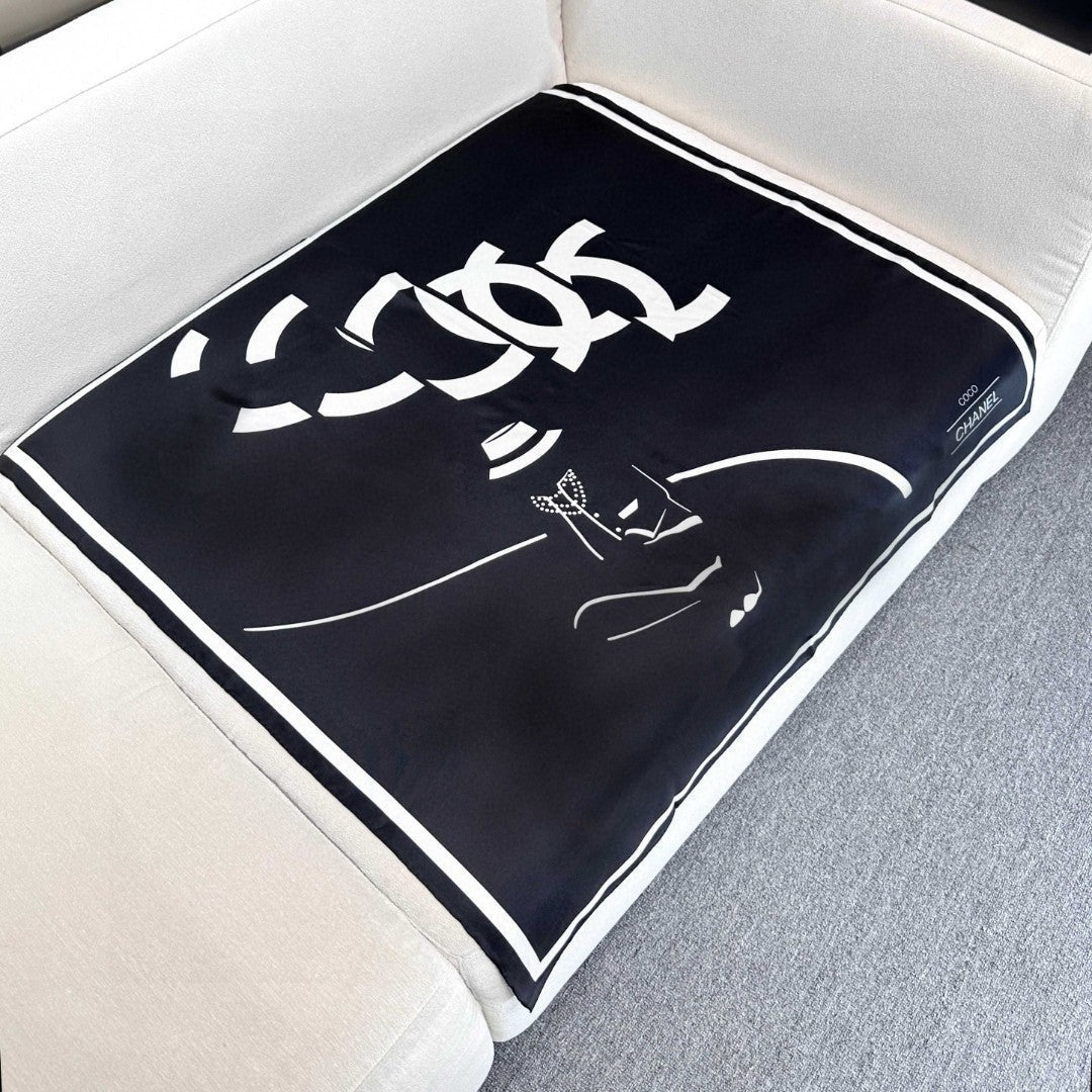 CHANEL 25S SCARF 90 IN SILK 732132 mysite