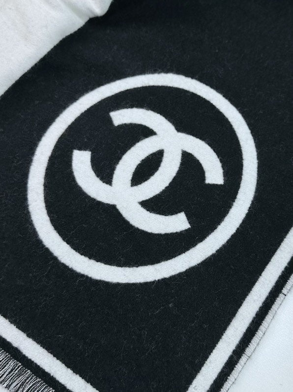 CHANEL 25S SCARF 195 IN CASHMERE WOOL 709604 mysite