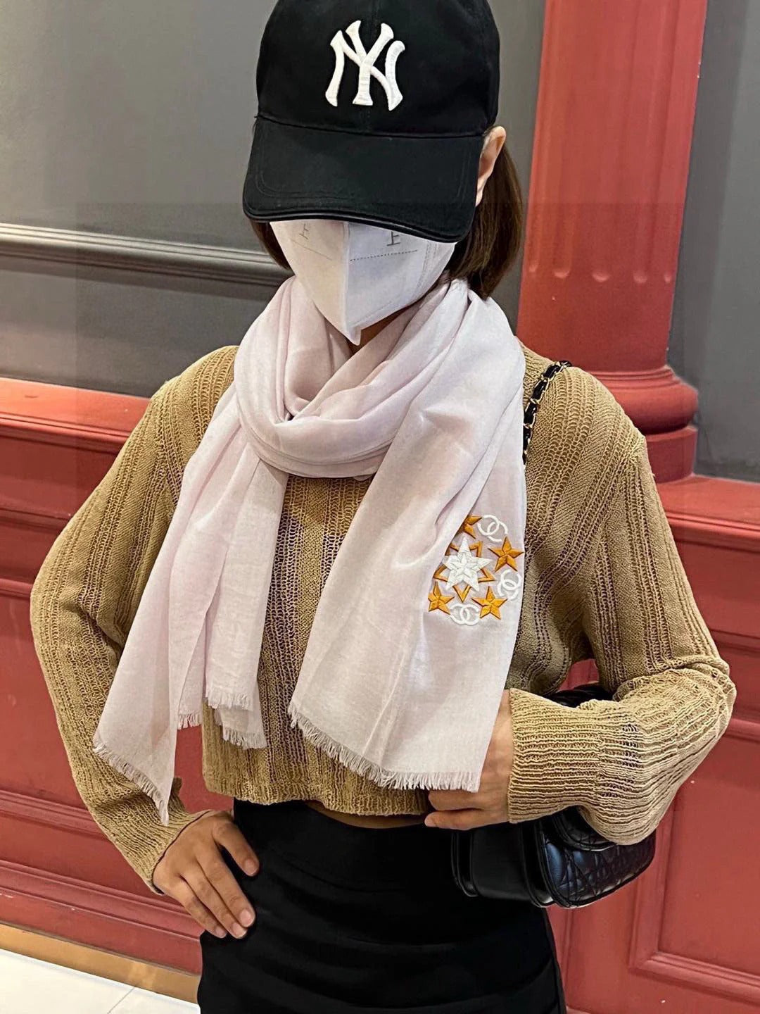 CHANEL 25S SCARF 200 IN CASHMERE WOOL 701966 mysite