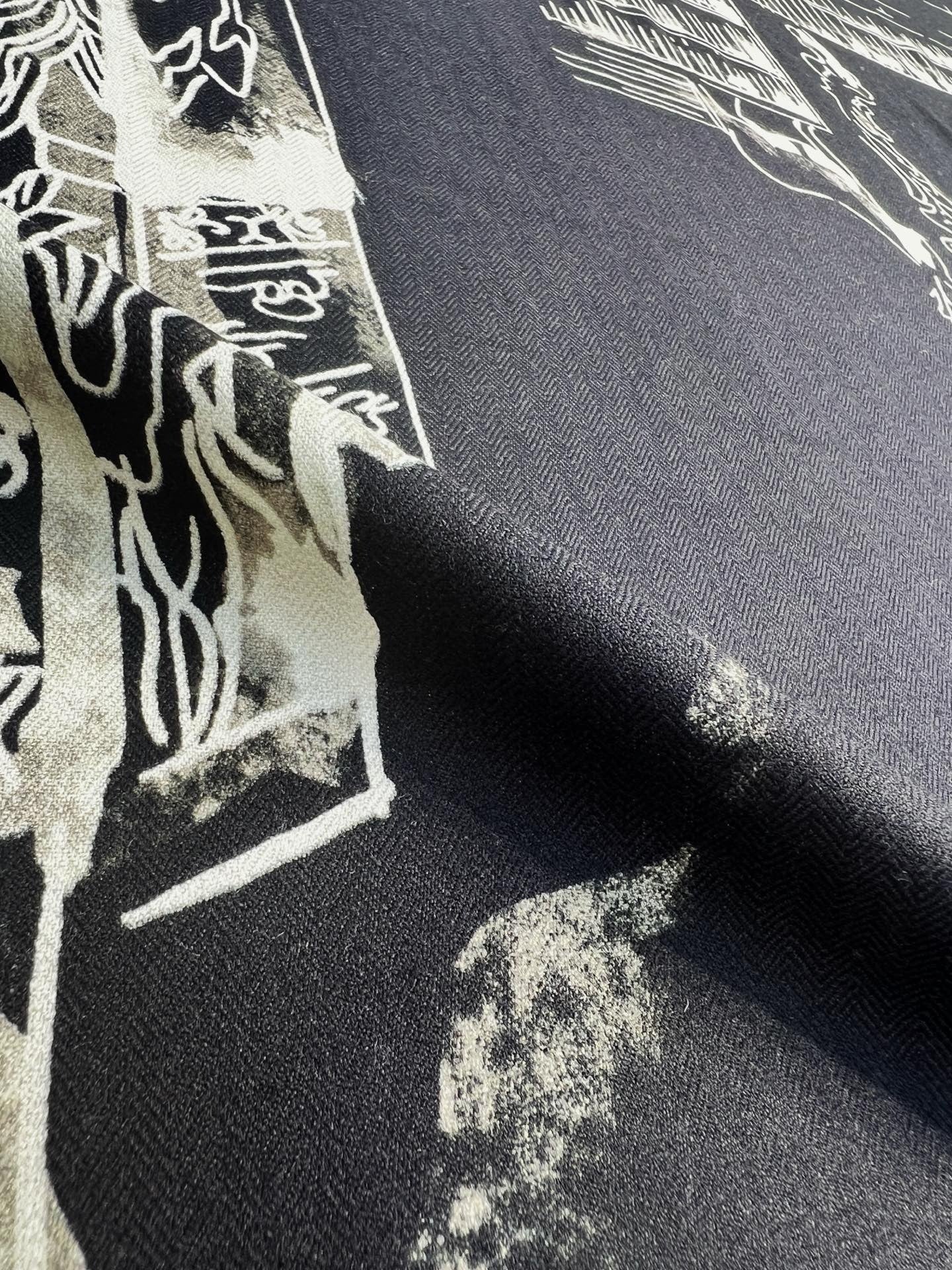 CHANEL 25S SCARF 135 IN CASHMERE SILK 737229 mysite