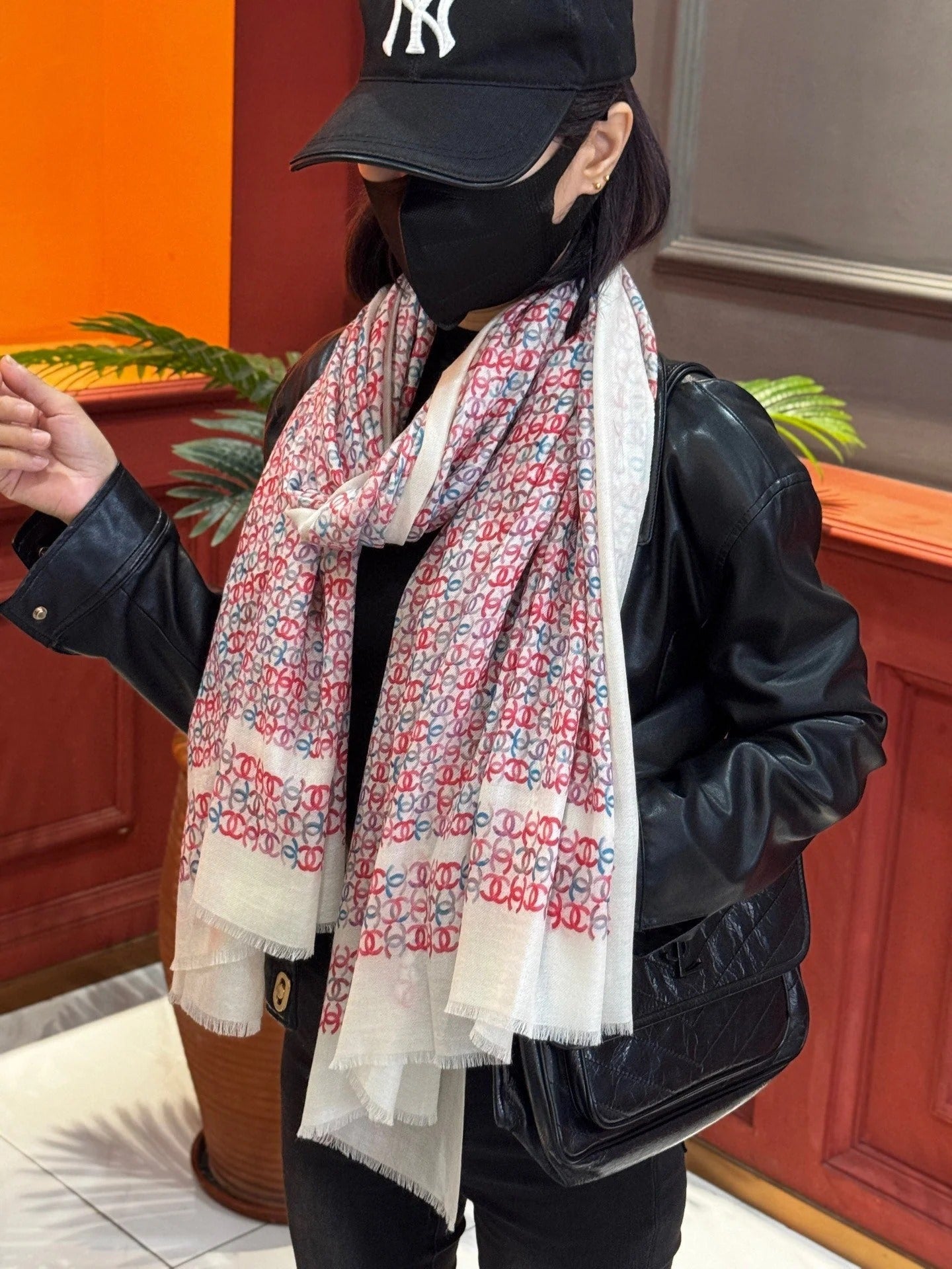 CHANEL 25S SCARF 200 IN CASHMERE 728978 mysite