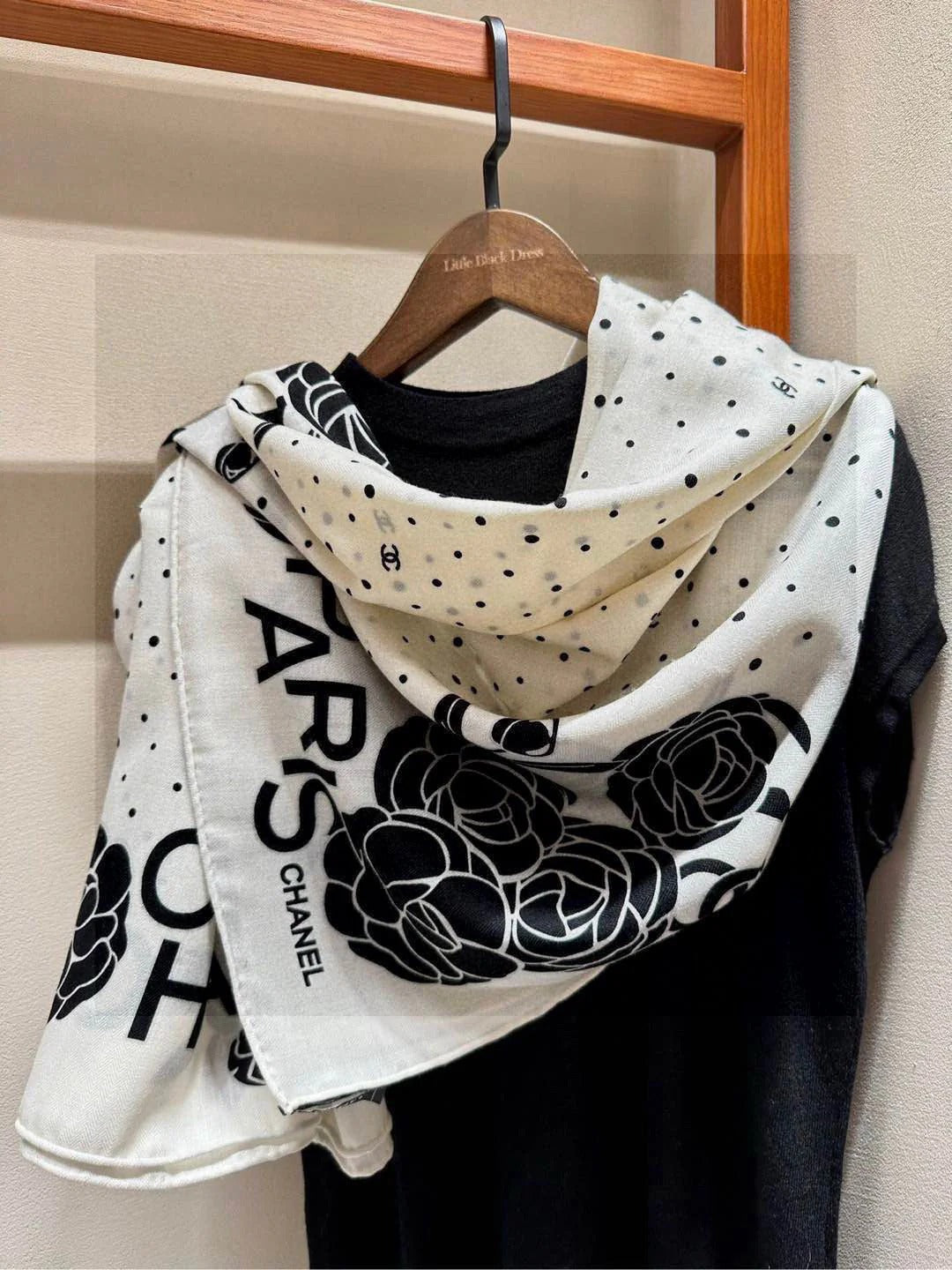 CHANEL 25S SCARF 140 IN SILK 735806 mysite
